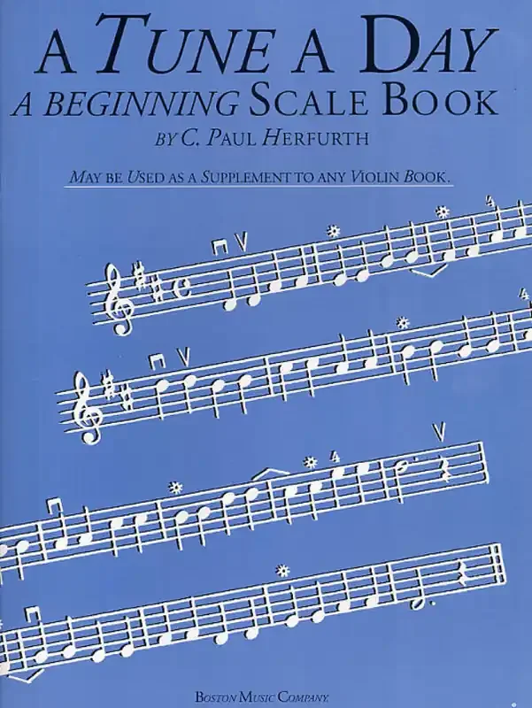 A Tune A Day For Violin – A Beginning Scale Book