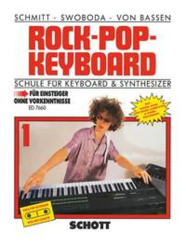 Achim von Bassen Rock Pop Keyboard 1 +Cass. Keyboard