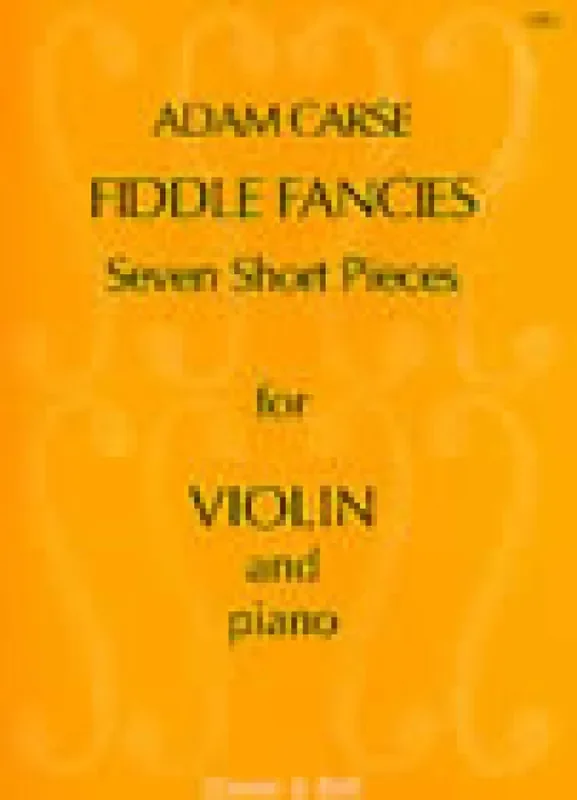Adam Carse Fiddle Fancies Violine mit Begleitung