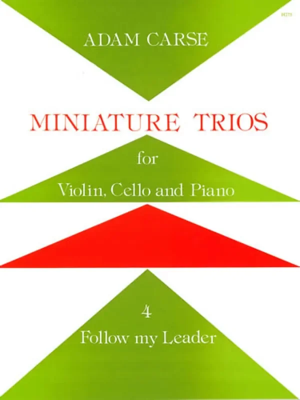 Adam Carse Miniature Trios 4 Follow My Leader Klaviertrio