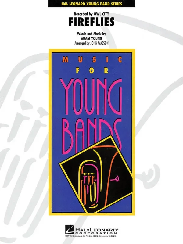 Adam Young Fireflies (Arr. John Wasson) Blasorchester