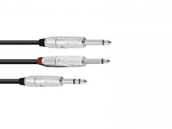 Adapterkabel Stereo-Klinke 2xKlinke 6m