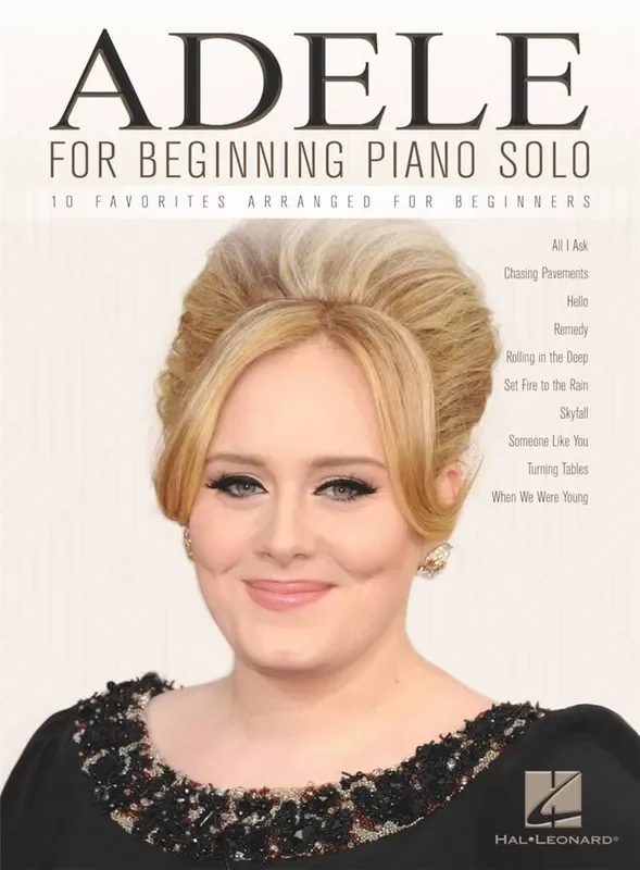 Adele Adele For Beginning Piano Solo Easy Piano