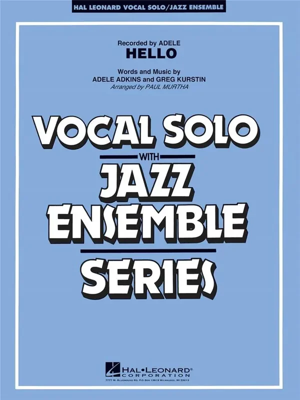 Adele Adkins Hello Jazz Ensemble mit Gesang
