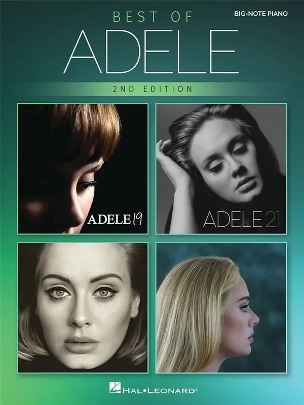 Adele Best of Adele for Big-Note Piano – 2nd Edition Klavier Solo