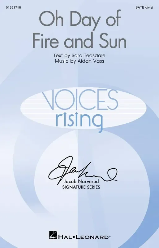 Aidan Vass Oh Day of Fire and Sun Gemischter Chor mit Begleitung