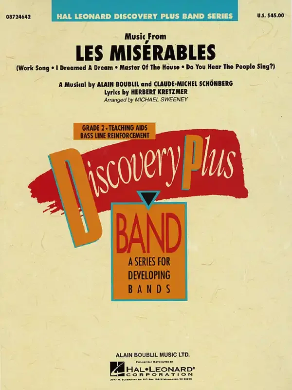 Alain Boublil Music from Les Misérables (Arr. Michael Sweeney) Blasorchester