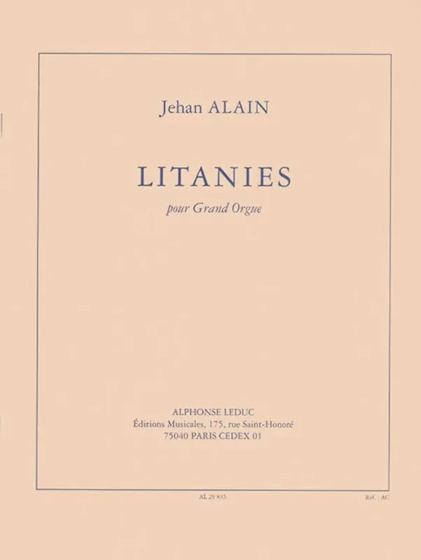 Alain Litanies Orgel
