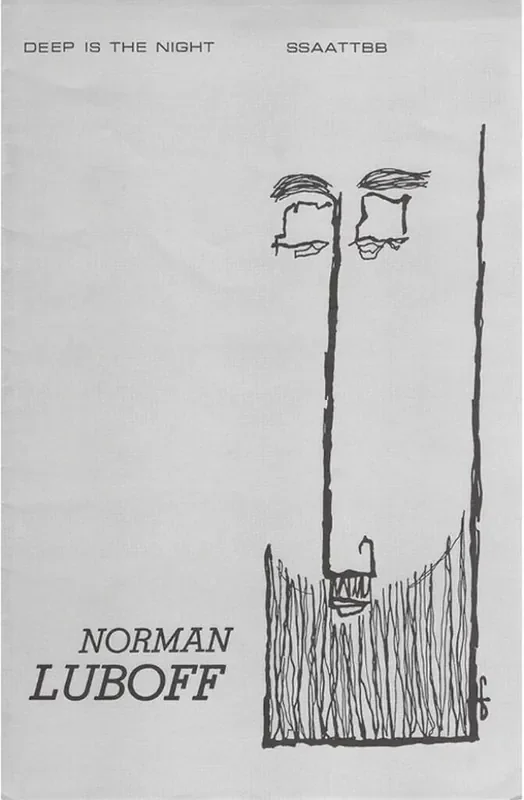 Alan Bergman Deep Is the Night (Arr. Norman Luboff) Gemischter Chor mit Begleitung