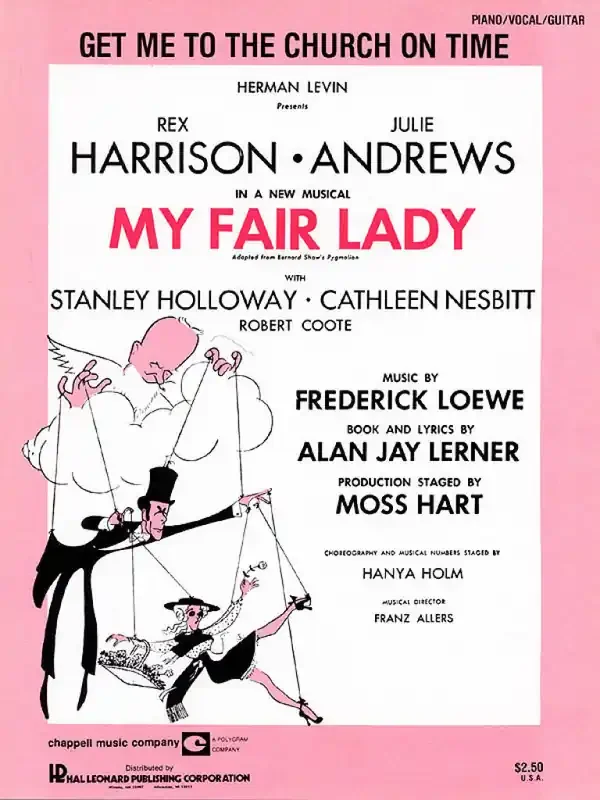 Alan Jay Lerner Get Me to the Church Klavier, Gesang, Gitarre (Songbooks)