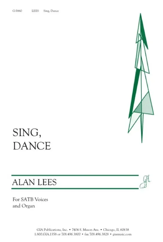 Alan Lees Sing, Dance Gemischter Chor mit Klavier/Orgel