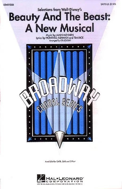Alan Menken Beauty and the Beast (Arr. Ed Lojeski) Gemischter Chor mit Begleitung