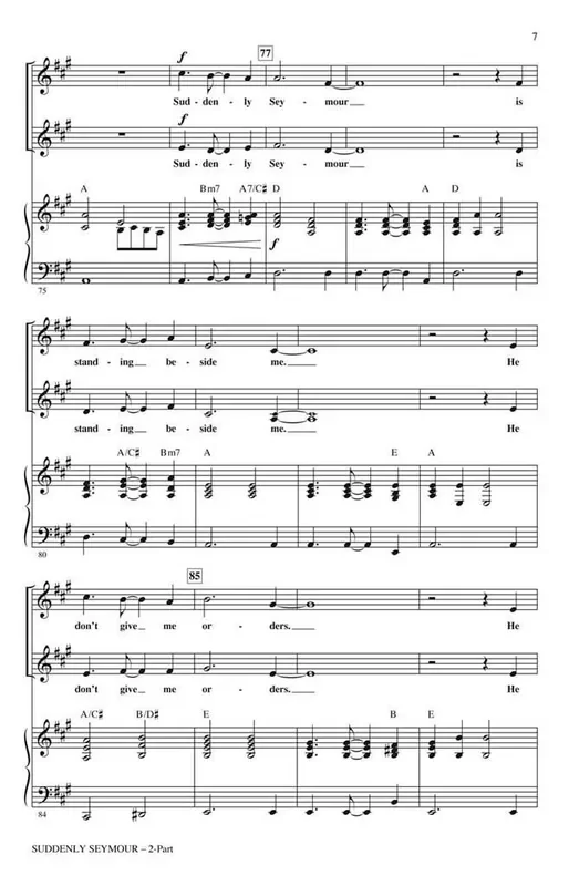 Alan Menken Suddenly Seymour (Arr. Alan Billingsley) Gesang Solo