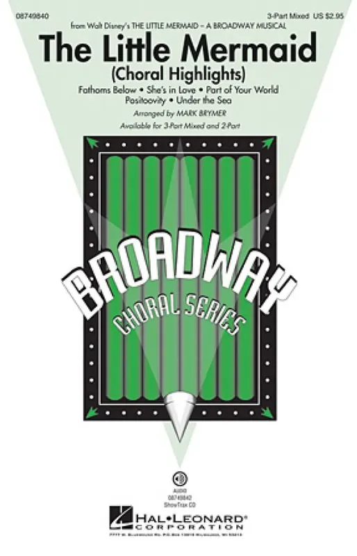 Alan Menken The Little Mermaid (Arr. Mark Brymer) Frauenchor mit Klavier/Orgel