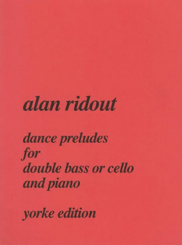Alan Ridout Dance Preludes Kontrabass Solo