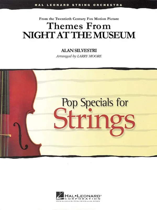 Alan Silvestri Themes From Night At The Museum (Arr. Larry Moore) Streichensemble