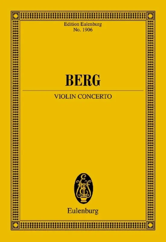 Alban Berg Violinkonzert Orchester mit Solo