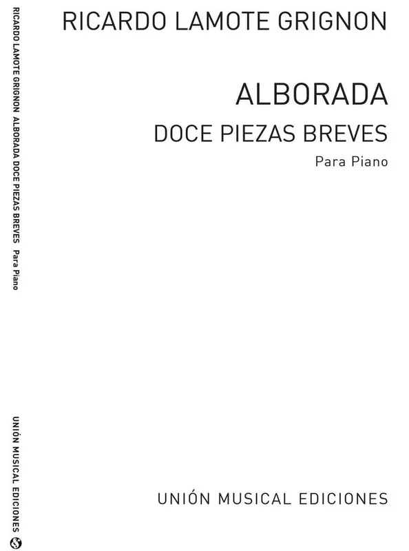 Alborada Doce Piezas Piano Klavier Solo