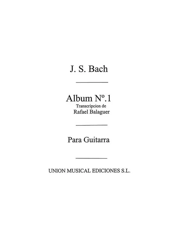 Album No.1 For Guitar Gitarre Solo
