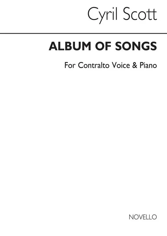 Album Of Songs Gesang mit Klavier