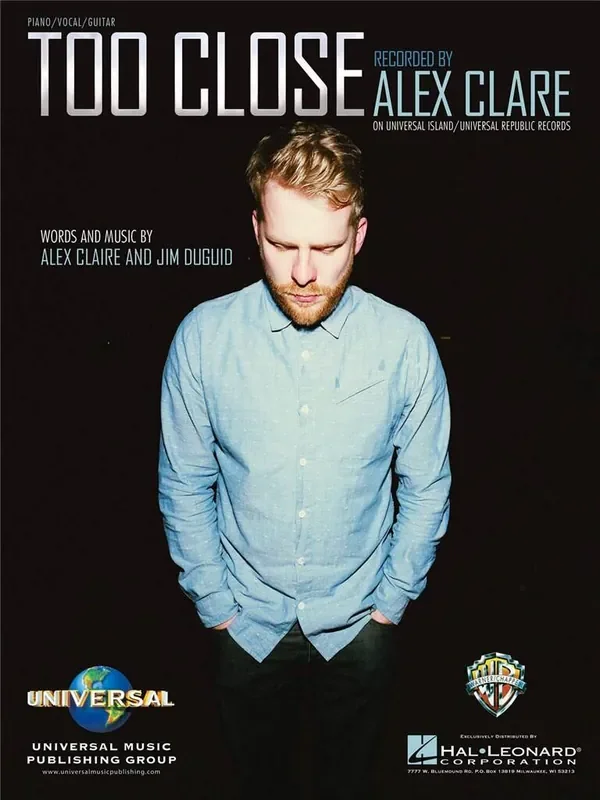 Alex Clare Too Close Klavier, Gesang, Gitarre (Songbooks)