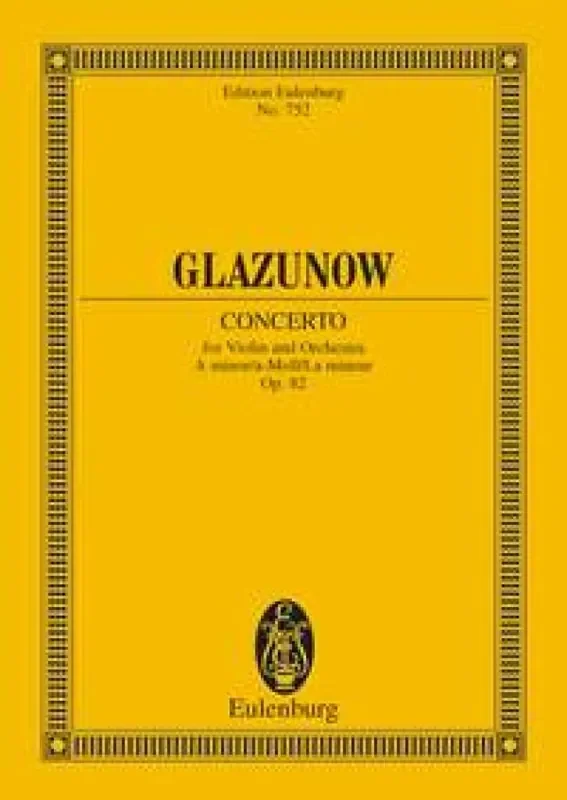 Alexander Glazunov Trois Miniatures Op.42 – No.1 Orchester