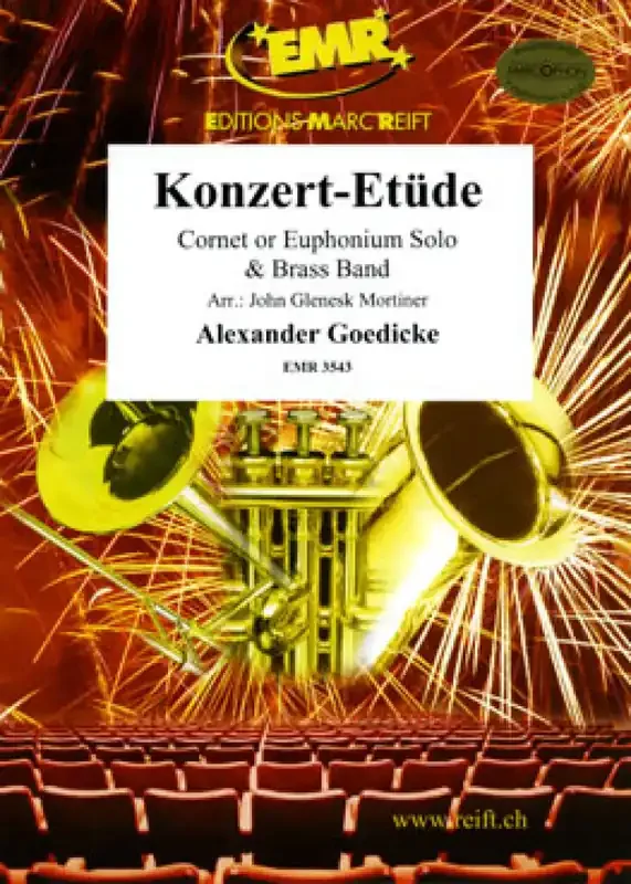 Alexander Goedicke Konzert-Etüde (Euphonium Solo) Brass Band
