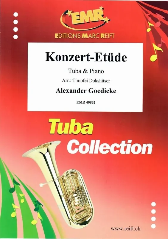 Alexander Goedicke Konzert-Etüde Tuba mit Begleitung