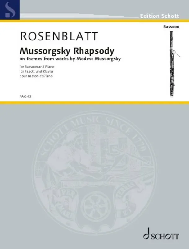 Alexander Rosenblatt Mussorgsky Rhapsody Fagott mit Begleitung