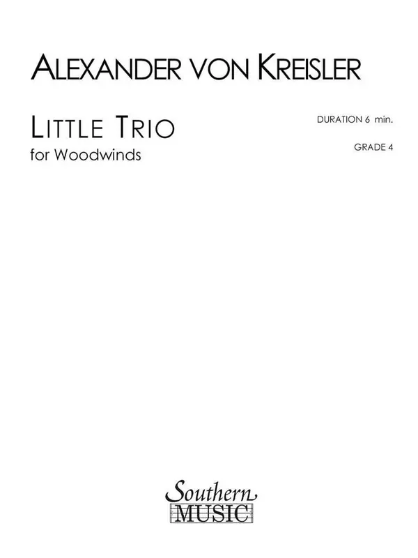 Alexander von Kreisler Little Trio Holzbläserensemble