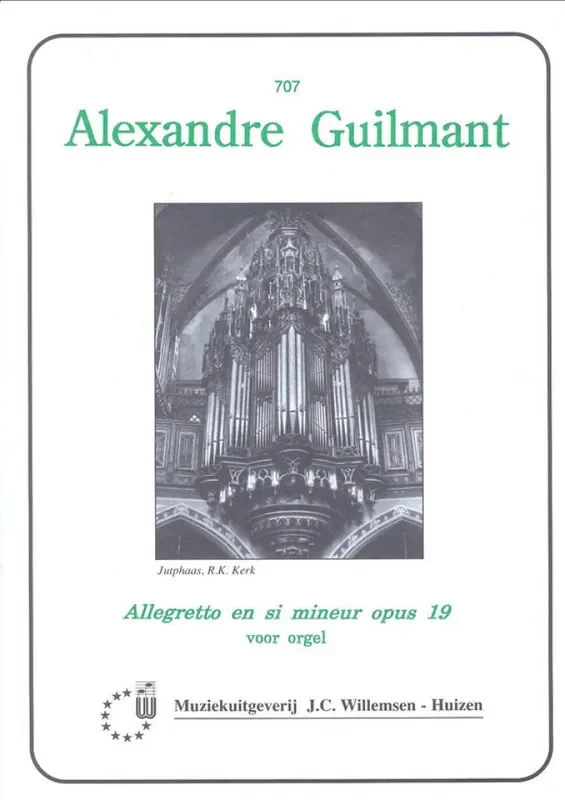 Alexandre Guilmant Allegretto in si mineur Op.19 Orgel