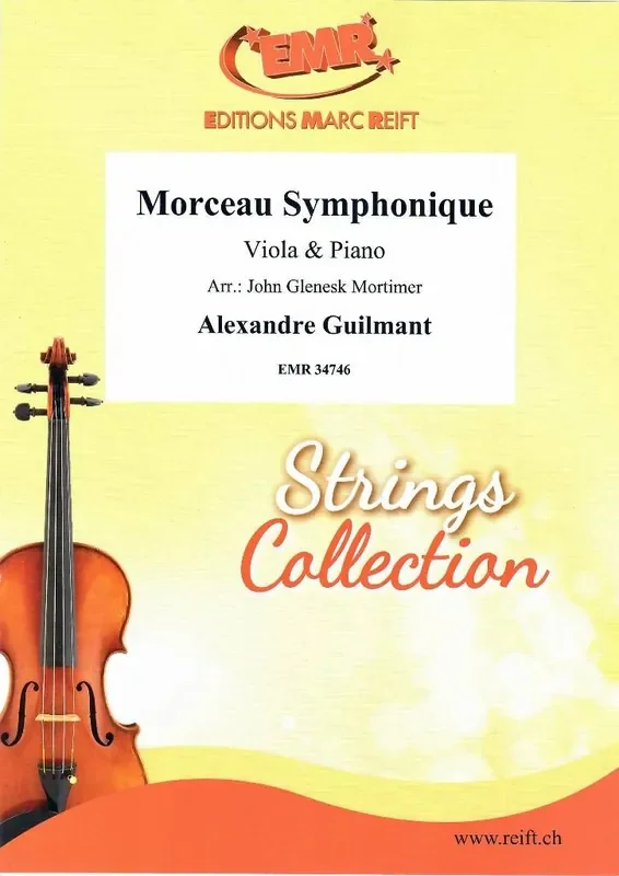 Alexandre Guilmant Morceau Symphonique (Arr. John Glenesk Mortimer) Viola mit Begleitung