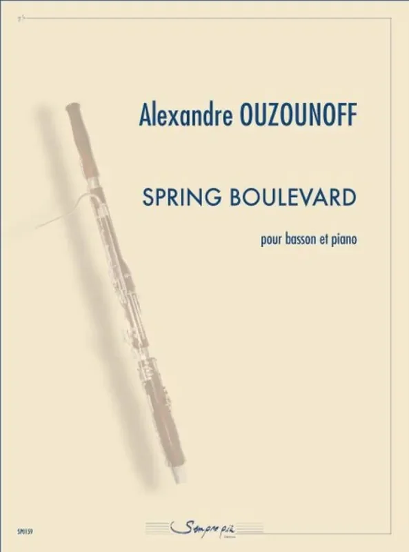 Alexandre Ouzounoff Spring boulevard Fagott mit Begleitung