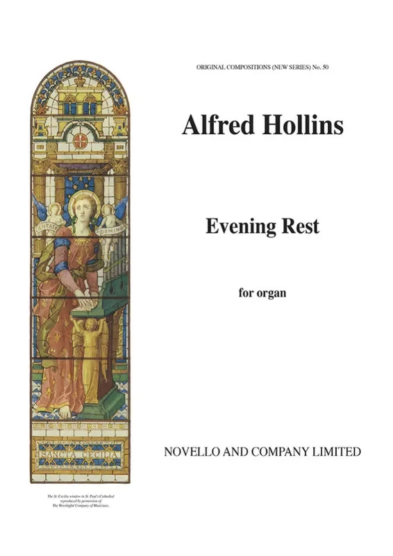 Alfred Hollins Evening Rest For Organ Orgel