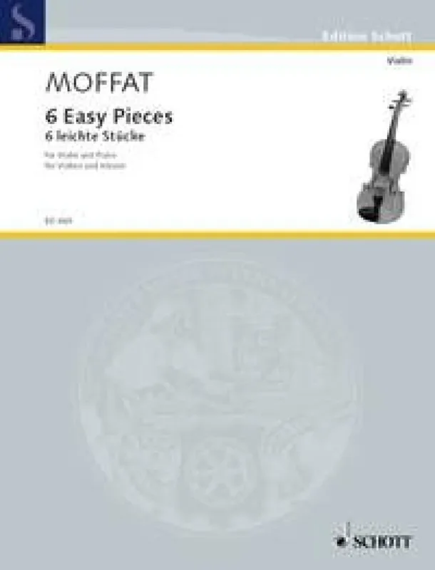 Alfred Moffat Leichte Stucke(6) Violine mit Begleitung