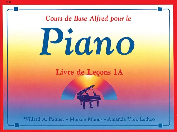 Alfred‘s Basic Piano Library Lesson 1A Frans