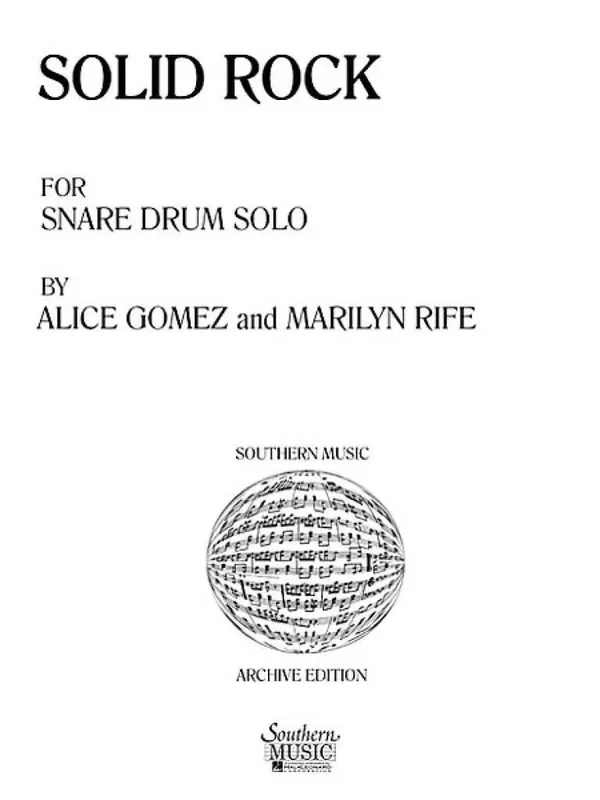 Alice Gomez Solid Rock Snare Drum