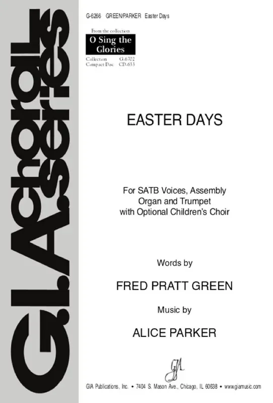 Alice Parker Easter Days Gemischter Chor mit Klavier/Orgel
