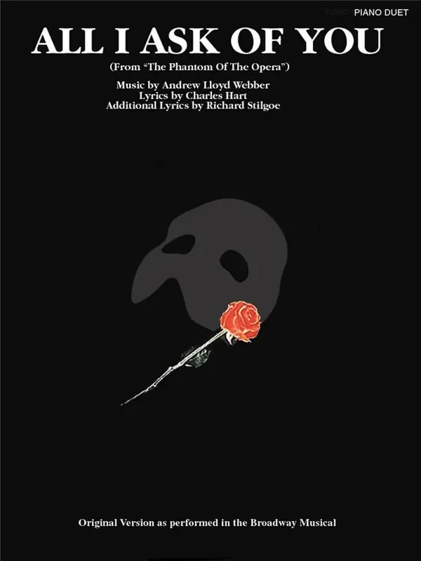 All I Ask of You (from The Phantom of the Opera) Klavier Duett