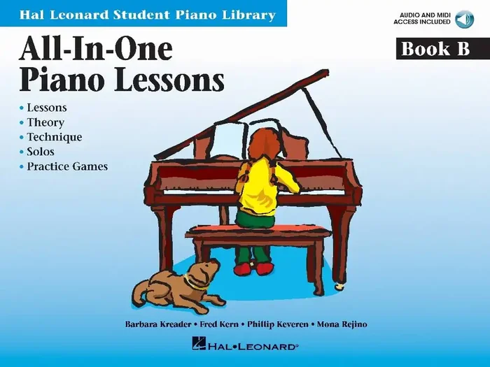 All-In-One Piano Lessons Book B
