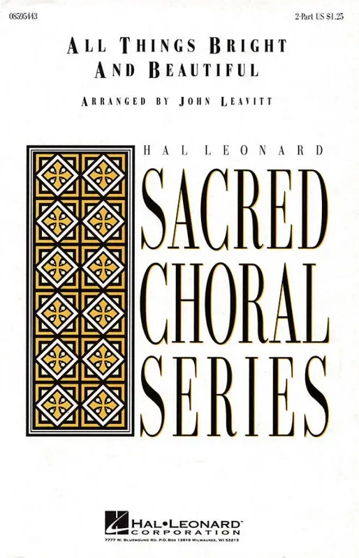 All Things Bright and Beautiful