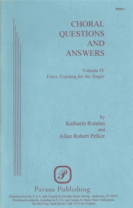 Allan Robert Petker Choral Questions and Answers IV