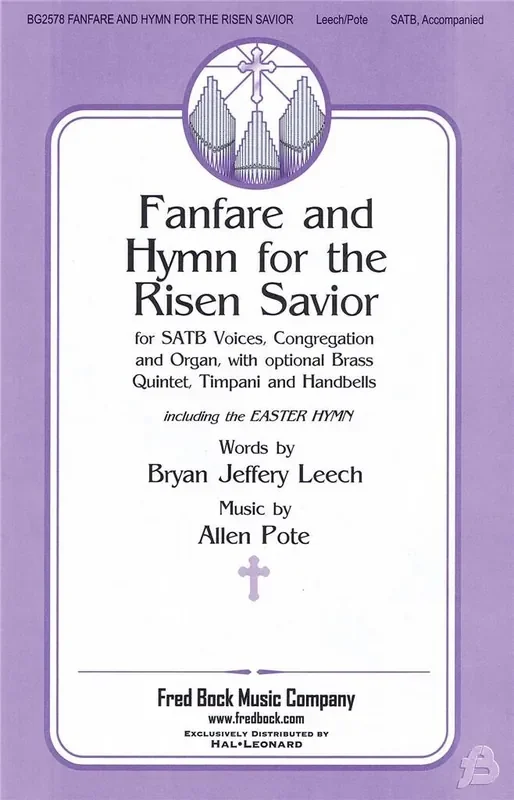 Allen Pote Fanfare And Hymn For The Risen Savior Gemischter Chor mit Begleitung