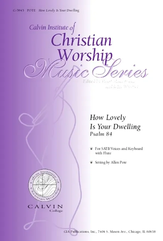 Allen Pote How Lovely Is Your Dwelling Gemischter Chor mit Klavier/Orgel