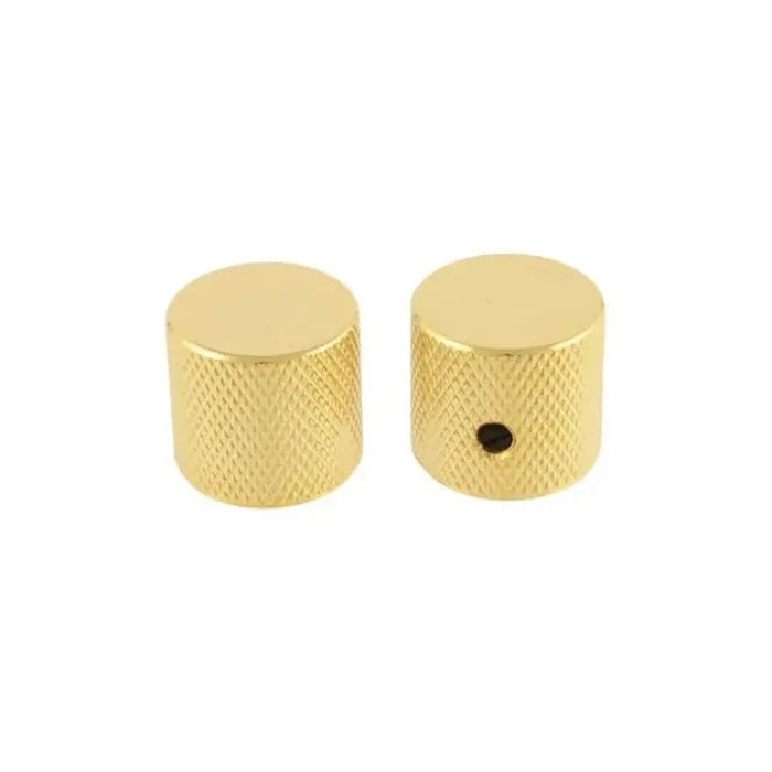 Allparts barrel knobs, gold, 2pcs
