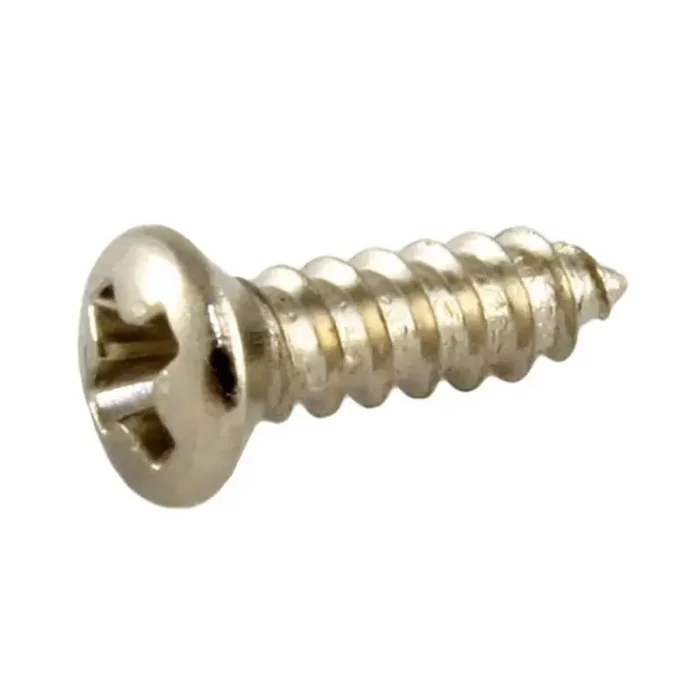 Allparts bulk pack of Gibson size pickguard screws, nickel, 100pcs