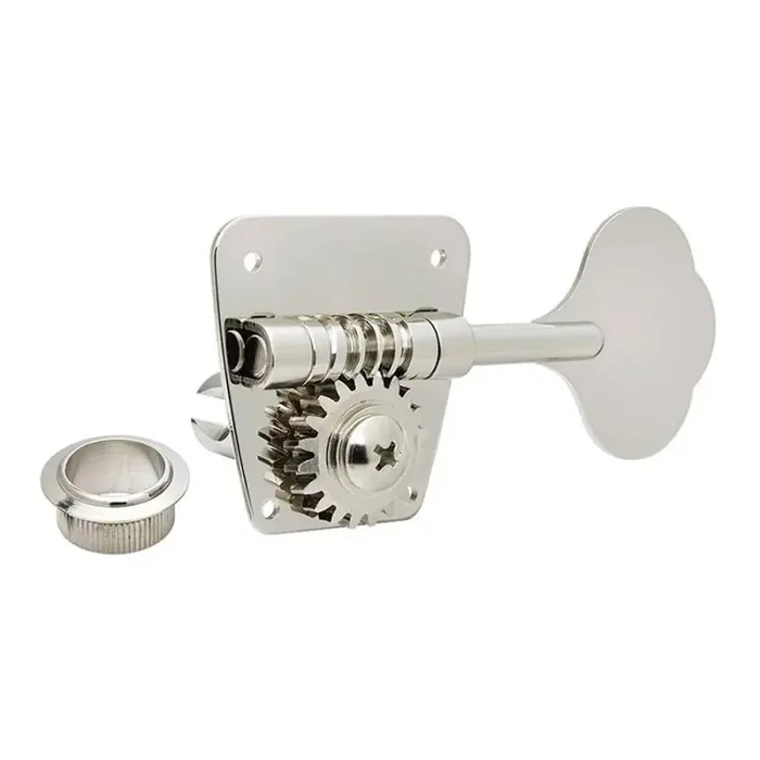 Allparts Gotoh 4-in-line open gear bass keys, nickel, 4pcs