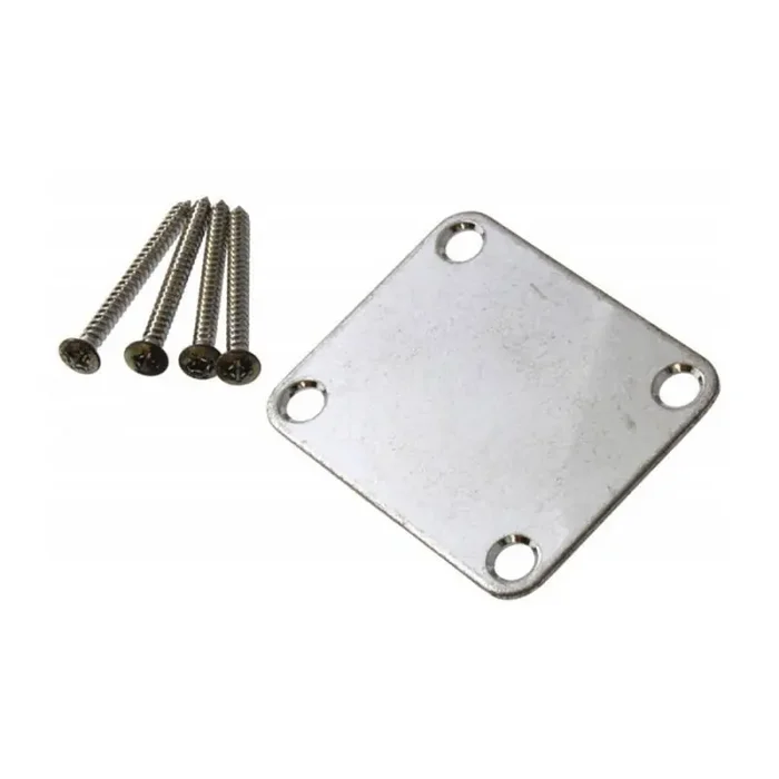 Allparts Gotoh neck plate, aged chrome