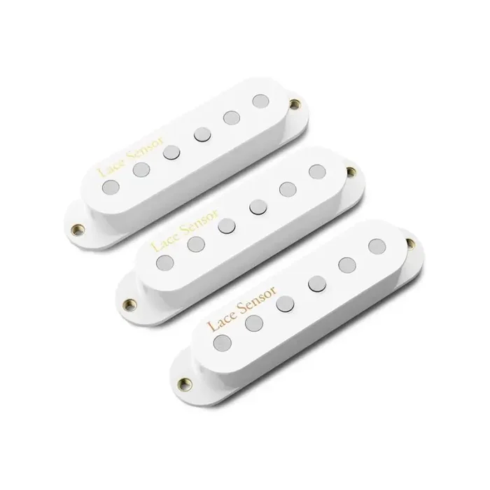 Allparts Lace Holy Grail set for Strat, three noiseless vintage ‘54 pickups, hot 11,5k bridge, white