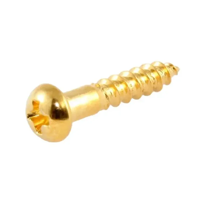 Allparts long machine head screws, gold, 16pcs